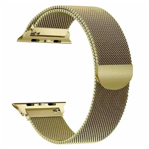 миланский сетчатый браслет luxury для apple watch 44 и 42мм золото Браслет / ремешок для Apple Watch 42/44мм, миланская петля