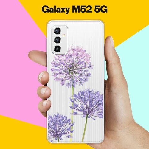 Силиконовый чехол на Samsung Galaxy M52 5G Цветы 40 / для Самсунг Галакси М52