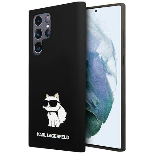 Чехол Lagerfeld Liquid silicone NFT Choupette Hard для Galaxy S23 Ultra, черный