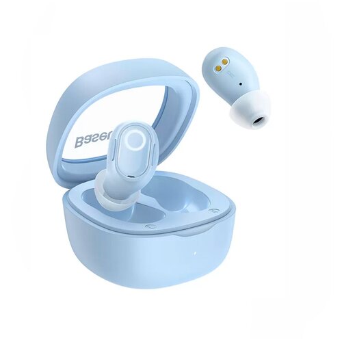 Наушники внутриканальные Baseus WM02 True Bowie кабель Type-C 05м амбушюры цвет синий 230600₽