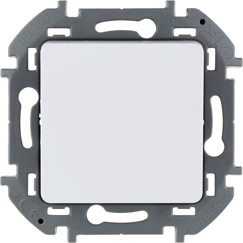 Выключатель одноклавишный INSPIRIA 10 AX 250 В~ белый | код 673600 | Legrand ( 1шт. ) - фотография № 1