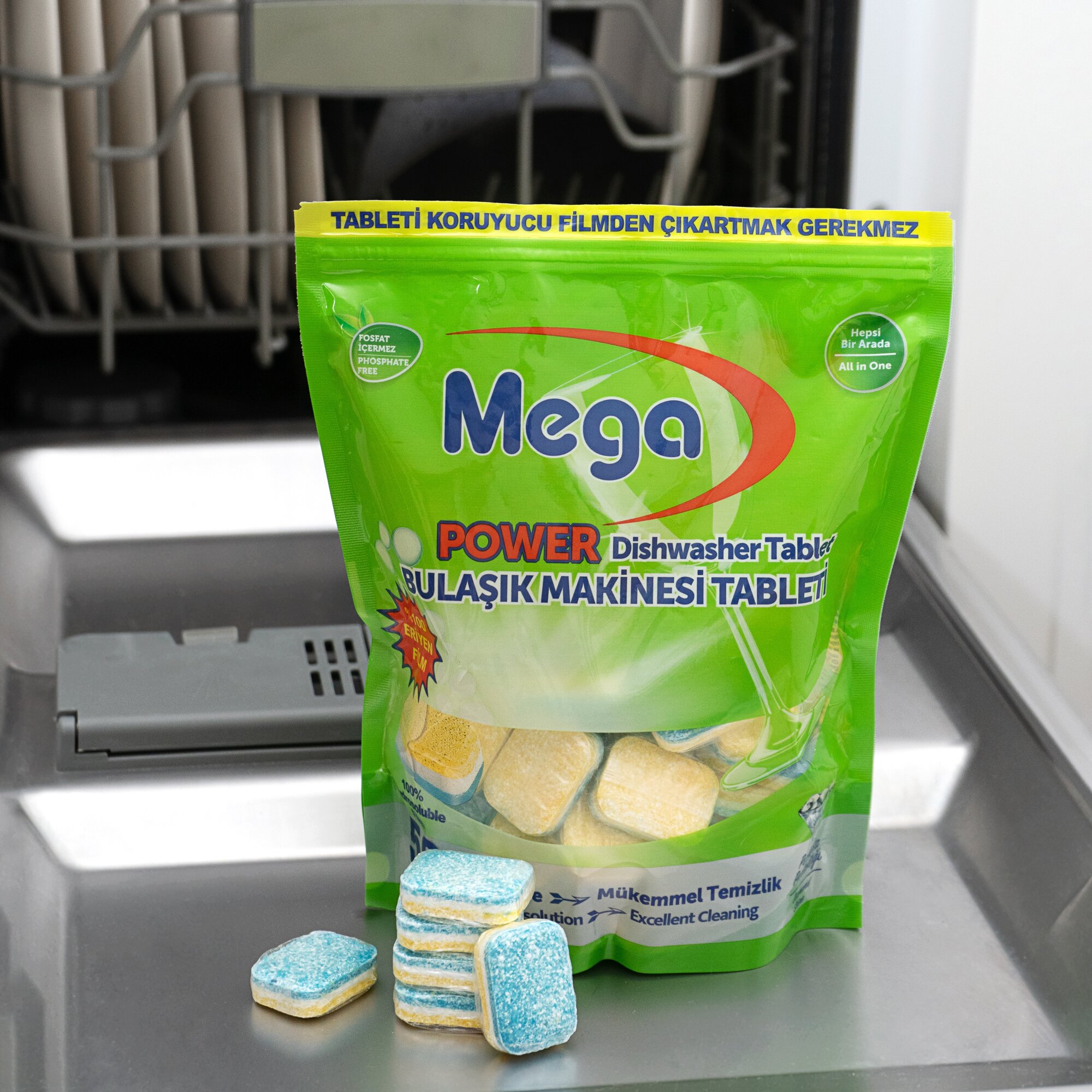 Таблетки для посудомоечной машины MEGANET ALL-IN-ONE, 50 шт - фотография № 5