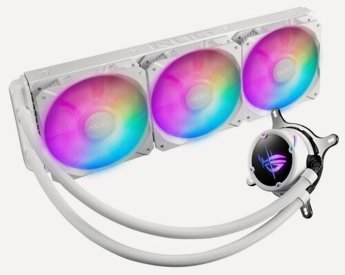Изображение товара Система жидкостного охлаждения для процессора ASUS ROG STRIX LC II 360 ARGB White 90RC00F2-M0UAY2