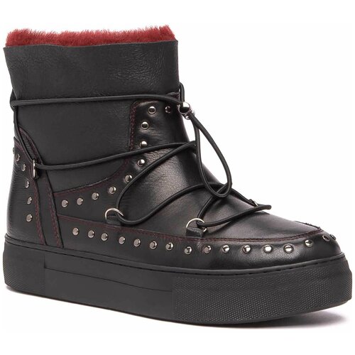 фото Basconi 101732m полусапоги женский черный+натуральная кожа