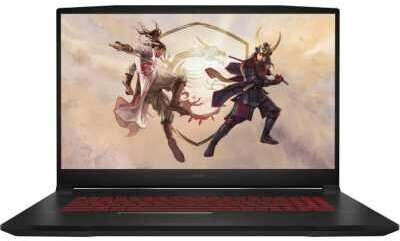 Ноутбук MSI Katana GF76 B12VEK-268XRU Intel Core i5 12450H, 2.0 GHz - 4.4 GHz, 16384 Mb, 17.3" Full HD 1920x1080, 512 Gb SSD, DVD нет, nVidia GeForce RTX 4050 6144 Mb, No OS, черный, 2.6 кг, 9S7-17L541-268