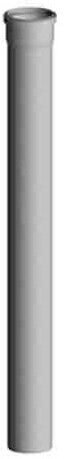 Труба для внутренней канализации SINIKON Standart - D40x1.8 мм, длина 2000 мм (цвет серый)