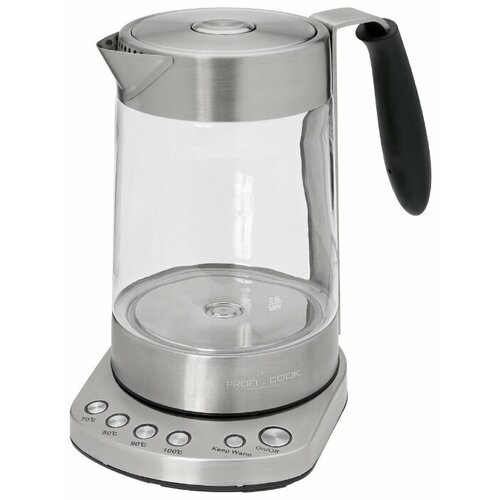 чайник profi cook pc wks 1020 g Чайник ProfiCook PC-WKS 1020 G, нержавеющая сталь