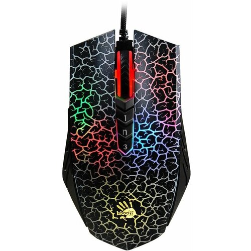 Мышь A4TECH Bloody A7 черный оптическая 6200dpi USB 8but 206300₽