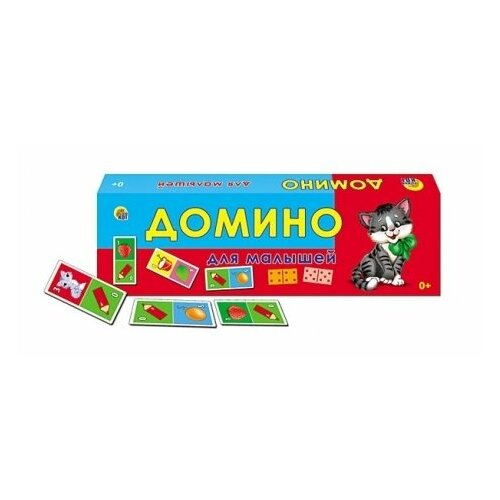 Настольная игра Рыжий кот Домино для малышей ИН-6942