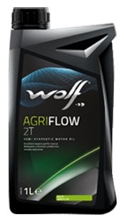 WOLF OIL 8327872 Масло моторное AGRIFLOW 2T 1L 1шт