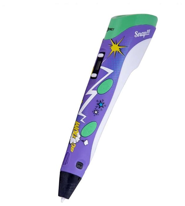 3D-ручка Даджет 3Dali Plus Comics фиолетовый фото 1
