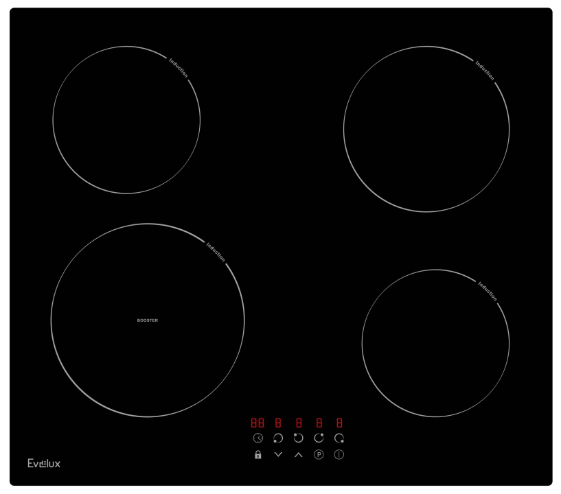 Индукционная варочная панель Evelux HEI 641 B черный