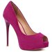 Туфли  VITACCI 148581-1, натуральная замша, размер 37, розовый