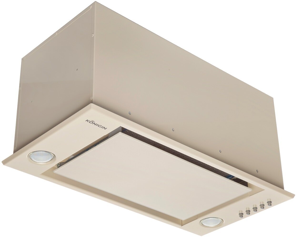 Полновстраиваемая вытяжка Konigin Checkbox Ivory 60