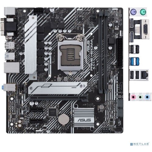 Asus Материнская плата Asus PRIME H510M-A Soc-1200 Intel H510 2xDDR4 mATX AC97 8ch71 GbLANVGAHDMIDP 1470400₽