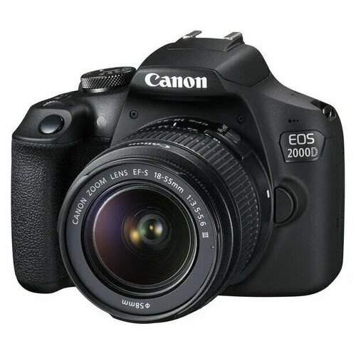 Фотоаппарат Canon EOS 2000D Kit 18-55 43990₽