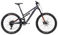 Горный (MTB) велосипед KONA Process 153 SE (2018) matt charcoal w/black/orange decals L (178-190) (т