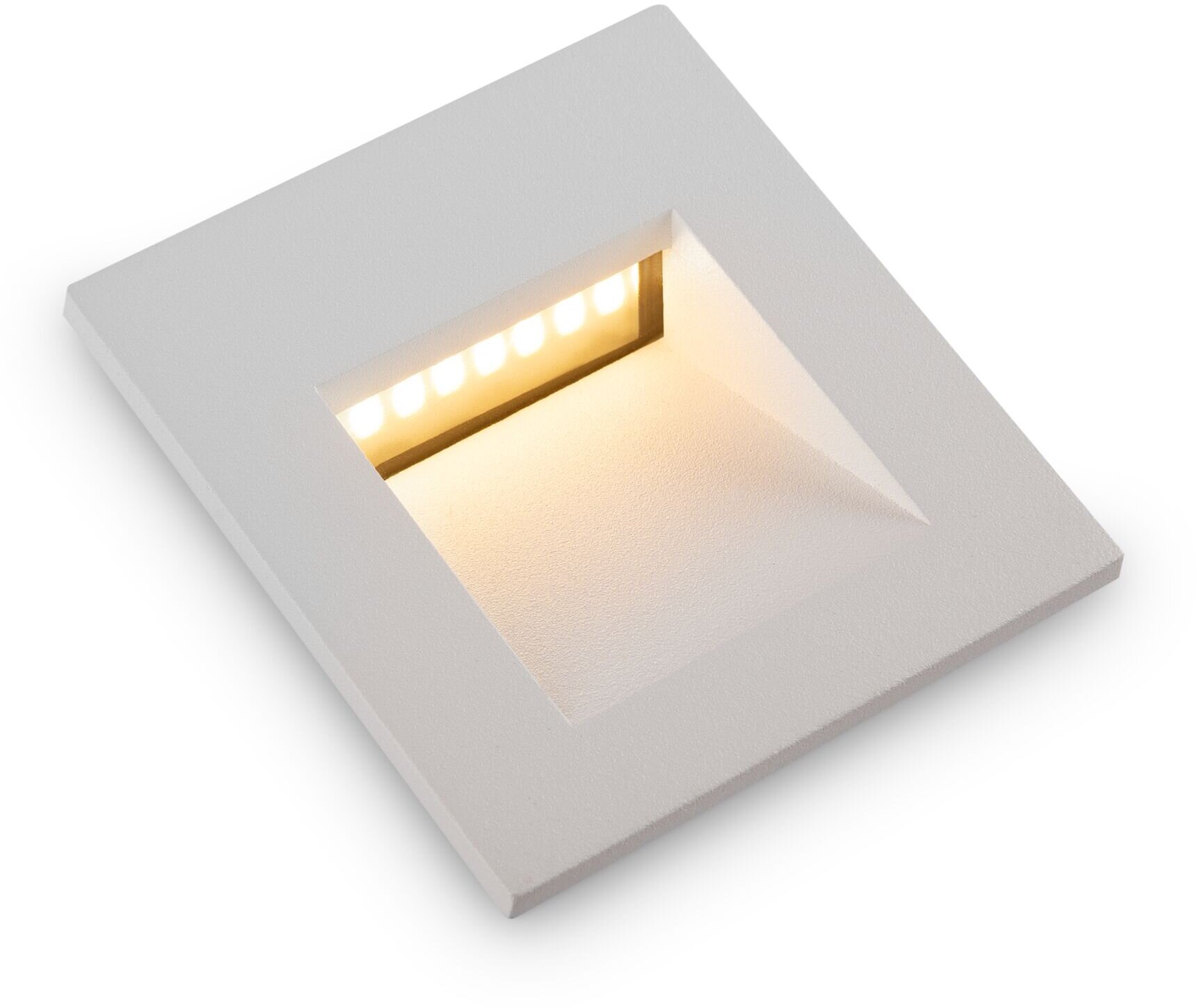 MAYTONI Встраиваемый светильник Arca O038-L3W светодиодный, 3 Вт, цвет арматуры: белый, цвет плафона белый