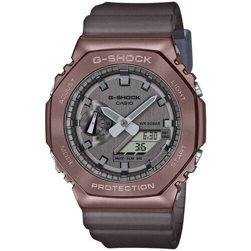 Наручные часы CASIO G-Shock GM-2100MF-5A, серый, коричневый