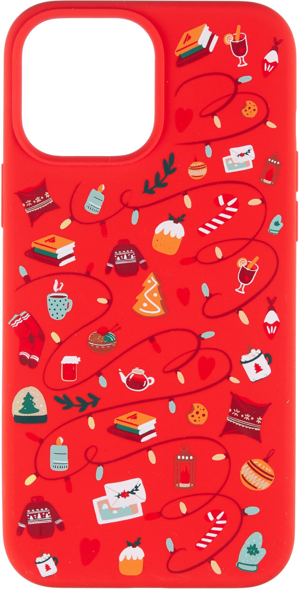 Чехол для смартфона VLP Art Collection Winter для iPhone 13 Pro Max красный