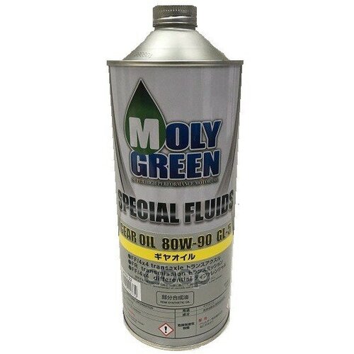 Molygreen Gear Oil 80W-90 Gl-5 Масло Трансмиссионное (1L) MOLYGREEN арт. 0470152