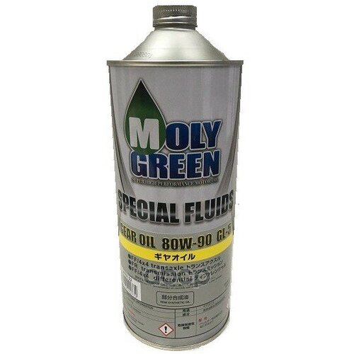 Molygreen Gear Oil 80W-90 Gl-5 Масло Трансмиссионное (1L)_Пл MOLYGREEN арт. 0470152