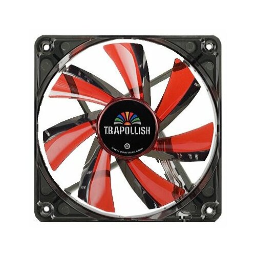 Вентилятор Enermax T.B. Apollish 120x120x25мм, Twister Bearing (шарико-магнитный), LED Red, 900rpm, 17dBA (UCTA12N-R)