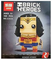 Конструктор Lepin Brick Heroes 43028 Чудо-женщина