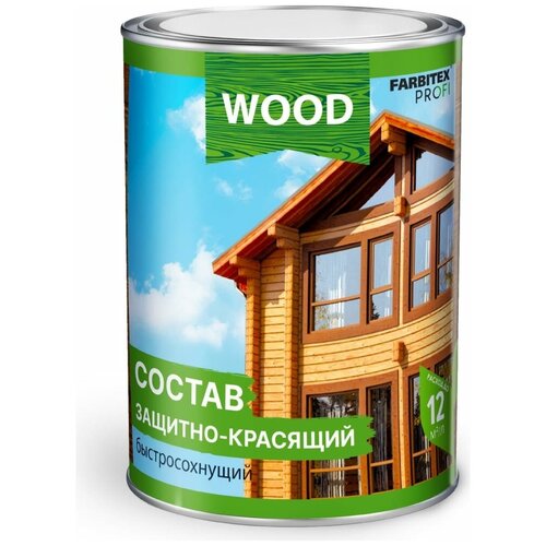 Защитно-красящий состав для древесины FARBITEX (быстросохнущий; палисандр; 0.75 л) 4300008470 быстросохнущий защитно красящий состав для древесины farbitex 4300008469