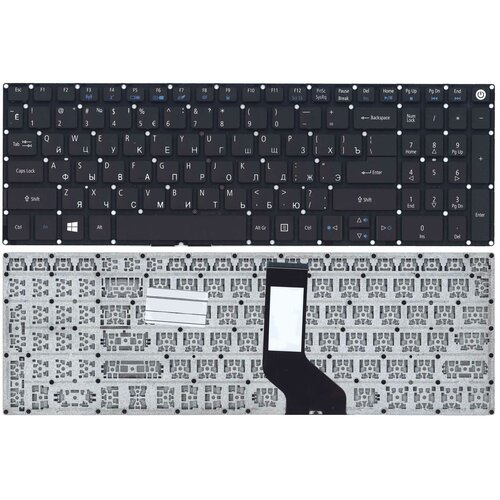 Клавиатура для ноутбука Acer Aspire E5-573 / Nitro VN7-572G VN7-592G черная keyboard клавиатура для acer для aspire e5 722 e5 772 v3 574g e5 573t e5 573 e5 573g nk i1517 00k black no frame гор enter zeepdeep