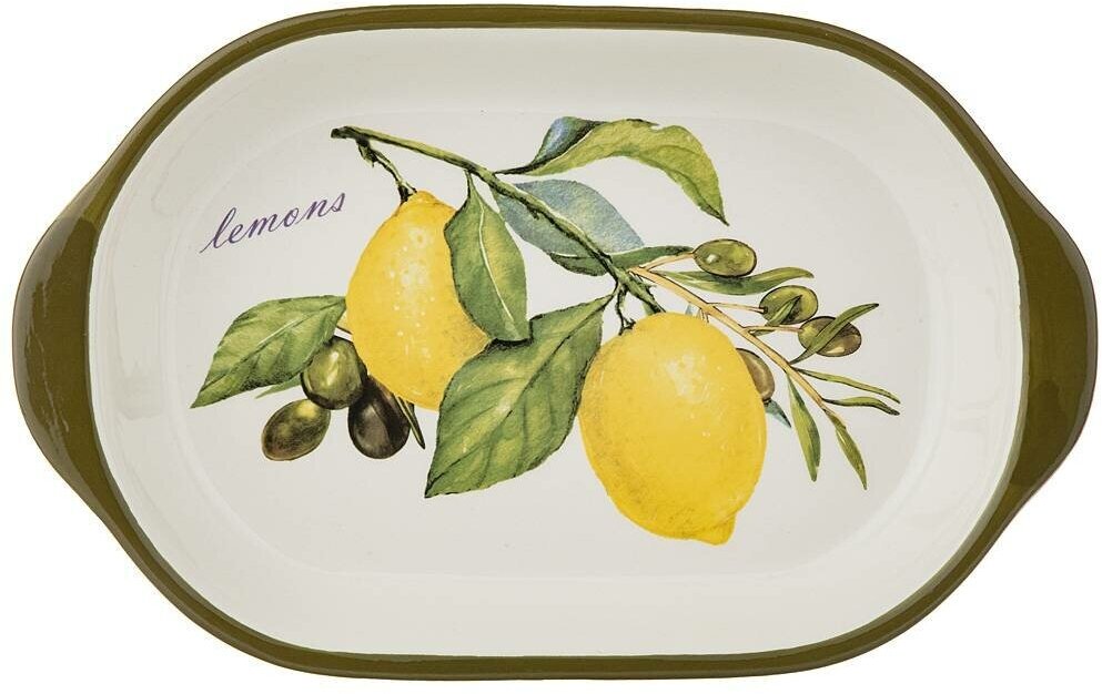 Agness Блюдо Лемон три (28х18х5 см)