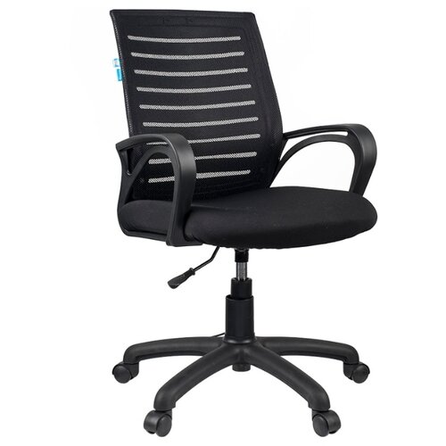 фото Компьютерное кресло helmi hl-m16 vivid офисное, обивка: текстиль, цвет: черный/черный