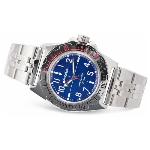 фото Наручные часы восток, синий, серебряный