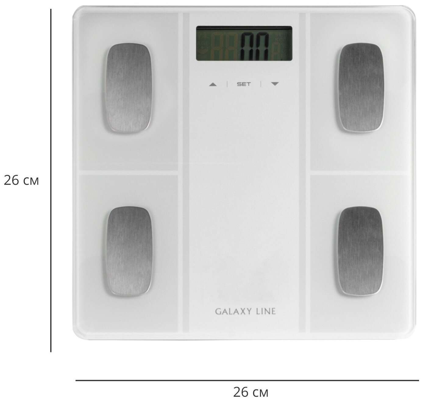 Весы электронные GALAXY LINE GL 4854, белый - фотография № 9