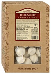 ВкусВилл пельмени Сибирское Трио 500 г