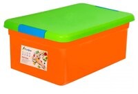 Контейнер FunBox 10 л (FB5055) зеленый/оранжевый