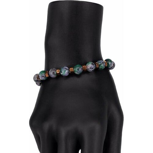 фото Браслет otokodesign, размер 19 см, зеленый, мультиколор