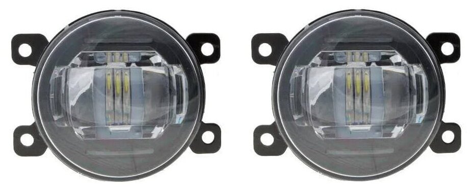 фото Фары противотуманные Птф LED диодные линзы Митсубиши Mitsubishi Lancer X c 2011 Мицубиси Лансер 10 Рестайлинг Mitsubishi ACX Mitsubishi L200 Mitsubishi Pajero 3,4 , Pajero Sport Sport New, Mitsubishi Outlander 3, Mitsubishi Grandis, Galant