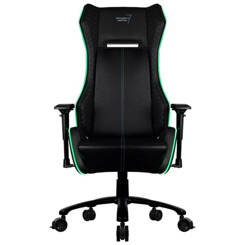 фото Компьютерное кресло aerocool p7 gc1 air rgb игровое, обивка: искусственная кожа, цвет: черный