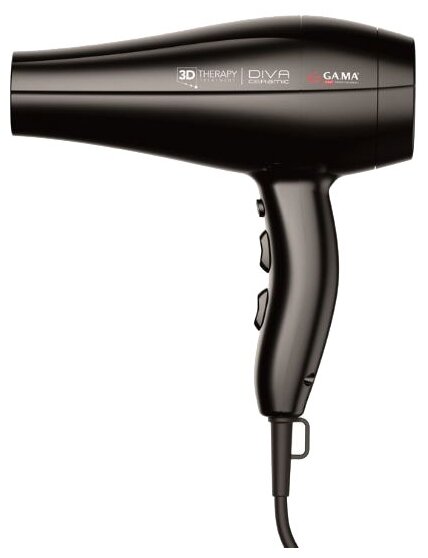 Фен GA.MA Diva 3D Therapy (GH3536), black