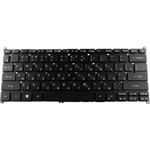 клавиатура laptop keyboard для ноутбука acer swift 3 sf314 51 52w2 sf314 51 31ne sf314 51 черная с подсветкой Клавиатура для Acer SF314 с подсветкой p/n: 0KN1-203TW11