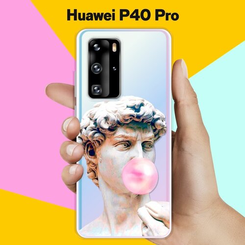 Силиконовый чехол Давид на Huawei P40 Pro силиконовый чехол с принтом all flowers for you для huawei p40 pro хуавей п40 про