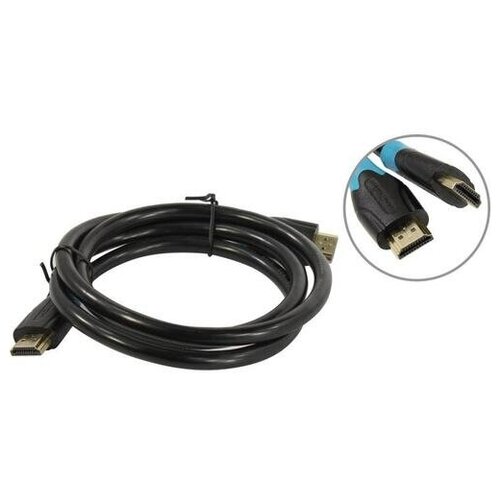 кабель vention hdmi h330 3m черный плоский Кабель HDMI <-> HDMI Vention AACBF
