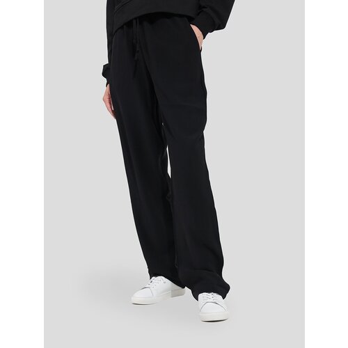 фото Брюки спортивные vitacci te7849-01 женский черный 70% полиэстер, 30% вискоза 46-48 (l