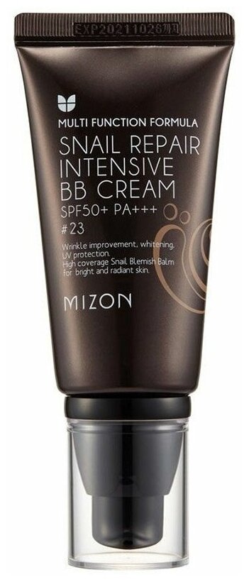 Mizon Snail Repair Intensive Bb Cream SPF50+ Ра+++ #23 Бб-крем с экстрактом муцина улитки