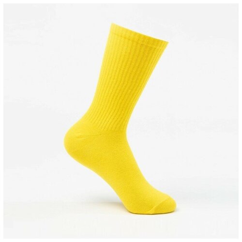 Носки СИБИРЬ, размер 41/42, желтый носки сибирь размер 41 42 белый коричневый