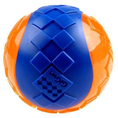 75336 Игрушка для собак Два мяча с пищалкой 8см, серия GiGwi BALL - фотография № 3