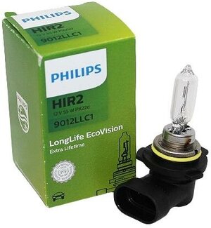 Ampoule HIR2, 12v 55w, LongLife EcoVision - Philips