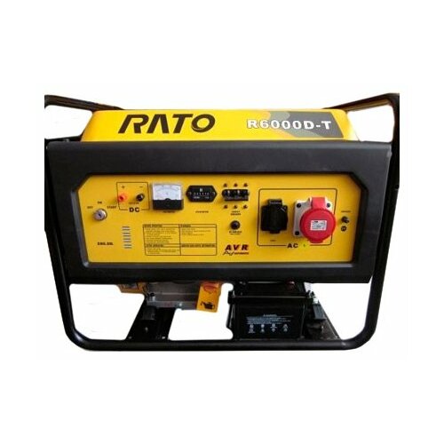 Бензиновый генератор RATO R6000D-T, (6000 Вт) бензиновый генератор rato r6000d t 5500 вт