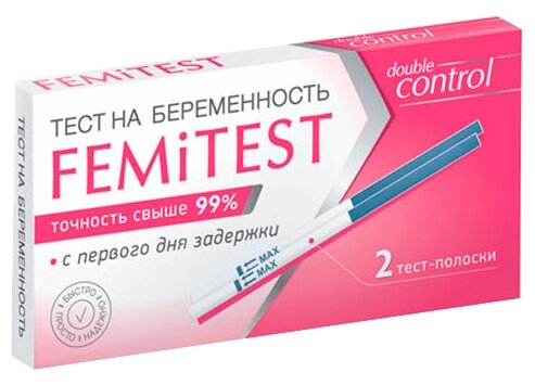 Тест Femitest Double control на беременность